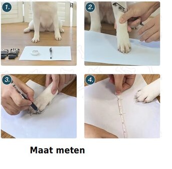 Hondensokken antislip maat L (4 stuks)