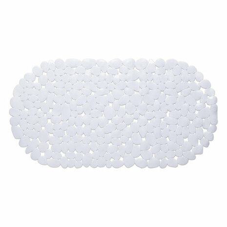 Antislip badmat wit 68x35cm