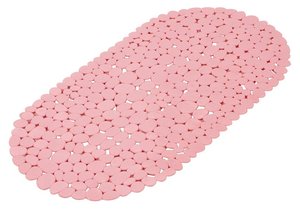Antislip badmat roze 69x36cm