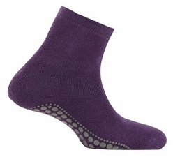 Antislip sokken huissokken paars