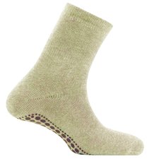 Antislip sokken huissokken beige
