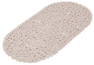 Antislip badmat taupe 68x35cm