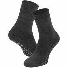 Antislip sokken donkergrijs maat 43-46