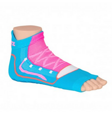 Antislip zwemsokken Sweakers blauw/roze maat 27-30