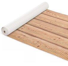 Proefstaaltje: Antislipmat houten planken bruin