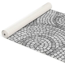 Antislipmat mozaiek stenen grijs 65cm