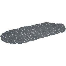 Antislip badmat donkergrijs 68x34cm
