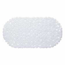 Antislip badmat wit 68x35cm