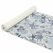SALE Antislipmat zeester blauw 300x55cm