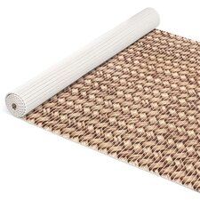 Antislipmat gevlochten stroken bruin